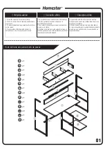 Preview for 2 page of Homestar Bridgetown Z1510259 Assembly Instructions Manual