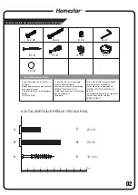 Preview for 3 page of Homestar Bridgetown Z1510259 Assembly Instructions Manual