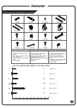 Предварительный просмотр 3 страницы Homestar Cara Z1430258 Assembly Instructions Manual