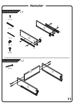 Предварительный просмотр 12 страницы Homestar Cara Z1430258 Assembly Instructions Manual