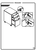 Предварительный просмотр 14 страницы Homestar Cara Z1430258 Assembly Instructions Manual