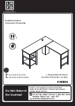 Preview for 1 page of Homestar LEGACY HOME FURNISHINGS & DECOR C1930030 Assembly Instructions Manual