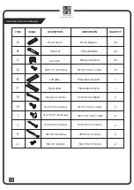 Preview for 4 page of Homestar LEGACY HOME FURNISHINGS & DECOR C1930030 Assembly Instructions Manual