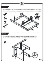 Preview for 9 page of Homestar LEGACY HOME FURNISHINGS & DECOR C1930030 Assembly Instructions Manual