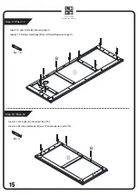 Preview for 16 page of Homestar LEGACY HOME FURNISHINGS & DECOR C1930030 Assembly Instructions Manual