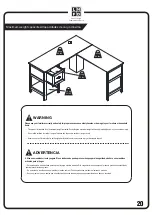 Preview for 21 page of Homestar LEGACY HOME FURNISHINGS & DECOR C1930030 Assembly Instructions Manual