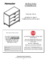 Preview for 3 page of Homestar MAINSTAYS 109074 Assembly Instructions Manual