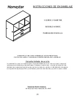 Preview for 25 page of Homestar MAINSTAYS BRM0083CBK Assembly Instructions Manual