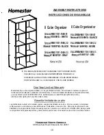 Preview for 18 page of Homestar Mainstays ES108997A Assembly Instructions Manual