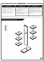 Предварительный просмотр 2 страницы Homestar Otica ZH141582-W Assembly Instructions Manual