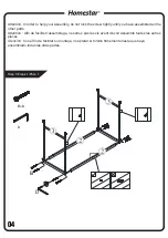 Предварительный просмотр 6 страницы Homestar Z1411567 Assembly Instructions Manual