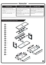 Предварительный просмотр 3 страницы Homestar Z1411778 Assembly Instructions Manual