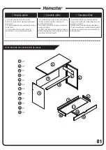 Предварительный просмотр 2 страницы Homestar Z1430257 Assembly Instructions Manual