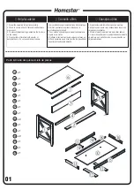 Предварительный просмотр 2 страницы Homestar Z1510470 Assembly Instructions Manual