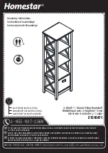 Homestar Z1510471 Assembly Instructions Manual preview