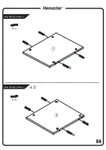 Preview for 7 page of Homestar Z1510473 Assembly Instructions Manual