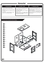 Предварительный просмотр 2 страницы Homestar Z1710158 Assembly Instructions Manual