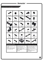 Preview for 3 page of Homestar Z1710158 Assembly Instructions Manual