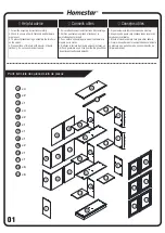 Preview for 2 page of Homestar Z1710301 Assembly Instructions Manual