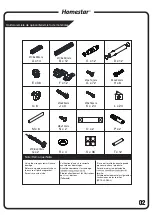 Preview for 3 page of Homestar Z1710301 Assembly Instructions Manual