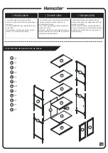 Preview for 3 page of Homestar Z1710350 Assembly Instructions Manual