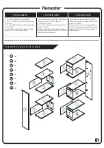 Preview for 3 page of Homestar ZH1415812-W Assembly Instructions Manual