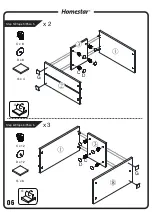 Preview for 8 page of Homestar ZH1415812-W Assembly Instructions Manual