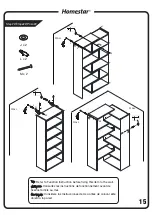 Preview for 17 page of Homestar ZH1415812-W Assembly Instructions Manual