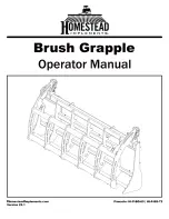 Preview for 1 page of Homestead HI-P-BG-60 Operator'S Manual