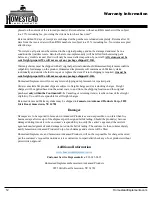 Preview for 14 page of Homestead HI-P-SPH-JD-60 Operator'S Manual