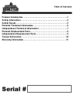 Предварительный просмотр 2 страницы Homestead Independence HI-I-LPS-48 Operator'S Manual