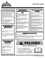 Preview for 6 page of Homestead Independence HI-I-LR-48 Operator'S Manual