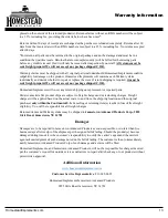 Preview for 15 page of Homestead Independence HI-I-LR-48 Operator'S Manual