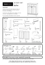 Предварительный просмотр 1 страницы Homestyles 20 05001 0007 Quick Start Manual