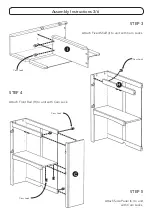 Предварительный просмотр 3 страницы Homestyles 20 05001 0304 Assembly Instructions Manual