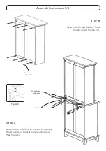 Предварительный просмотр 5 страницы Homestyles 20 05001 0304 Assembly Instructions Manual