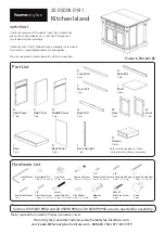 Preview for 1 page of Homestyles 20 05008 0941 Quick Start Manual