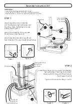 Предварительный просмотр 2 страницы Homestyles 20 05022 0087 Quick Start Manual