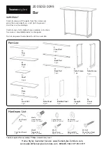 Предварительный просмотр 1 страницы Homestyles 20 05053 0098 Quick Start Manual