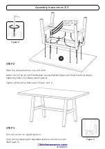 Предварительный просмотр 3 страницы Homestyles 20 051 0031 34 Manual