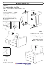 Предварительный просмотр 2 страницы Homestyles 20 05221 0010 Assembly Instructions