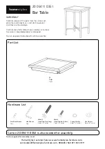 Homestyles 20 05411 0351 Quick Start Manual предпросмотр