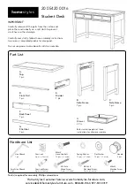 Предварительный просмотр 1 страницы Homestyles 20 05420 0016 Quick Start Manual