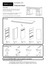 Предварительный просмотр 1 страницы Homestyles 20 05502 0181 Quick Start Manual