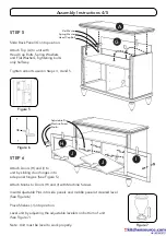 Предварительный просмотр 4 страницы Homestyles 20 05503 0009 Assembly Instructions Manual