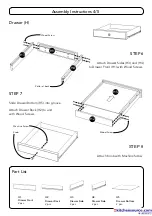 Предварительный просмотр 4 страницы Homestyles 20 05503 0016 Assembly Instructions Manual