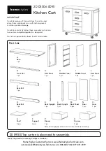 Homestyles 20 05506 0095 Quick Start Manual предпросмотр