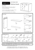 Предварительный просмотр 1 страницы Homestyles 20 05506 0943 Quick Start Manual