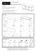 Preview for 1 page of Homestyles 20 05507 0010 Assembly Instructions Manual