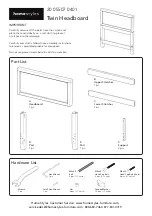 Homestyles 20 05507 0401 Assembly Instructions предпросмотр